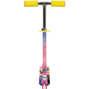 Monopattino Pieghevole Bambini Barbie 2 Ruote Manubrio Regolabile 2