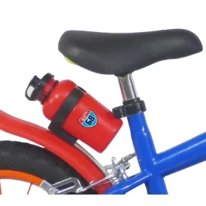 Bicicletta per Bambini 14" Hot Wheels Blu Rotelle Removibili Acciaio 2