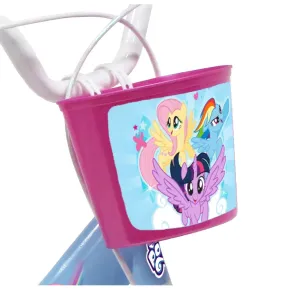 Bicicletta per Bambini My Little Pony 14" Azzurro con Rotelle Cestino 2