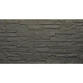 Set 12 Pannelli Isolanti Effetto Mattoni 3D 120x60 Grigio Ardesia PU