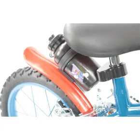 Bicicletta Bambini 14" Avengers Azzurro Rotelle Removibili Parafanghi 2