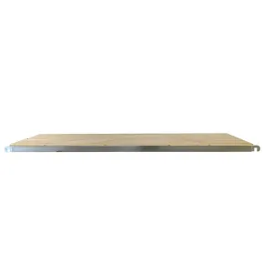 Trabattello Ponteggio Acciaio Altezza 510 cm Mezzopiano Ruote Girevoli 2