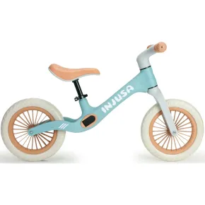 Bicicletta Bambini Senza Pedali Azzurro Balance Bike Sella Regolabile 2