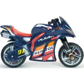 Moto Cavalcabile a Spinta Bambini XL Blu Licenza Repsol Ruote Larghe 2
