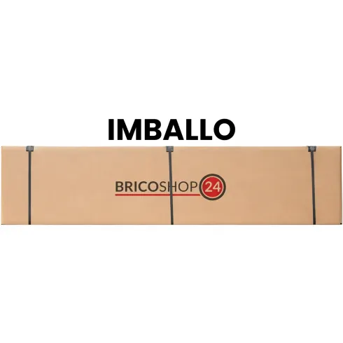 Trabattello Ponteggio Acciaio Altezza 320 cm Mezzopiano Ruote Girevoli