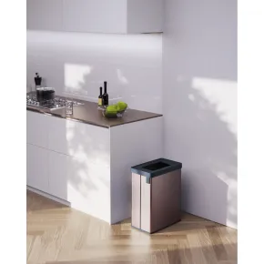 Pattumiera Keter 54L Rosa Perlato Differenziata Materiale Riciclato 2