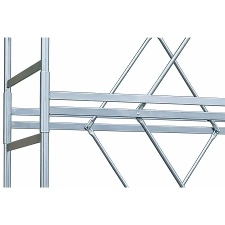 Trabattello Ponteggio Professionale con Botola Parapetto Aste h710 cm
