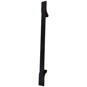 Maniglione Porta Blindata Nero 50cm con Texture Antiscivolo