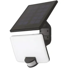 Proiettore Solare LED 8W con Pannello Orientabile Sensore Movimento