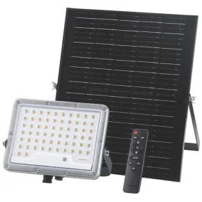 Proiettore Solare 62 LED 8W con Sensore Crepuscolare Telecomando