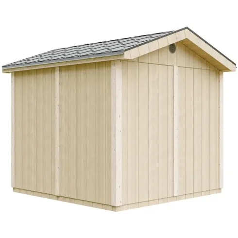 Casetta da Giardino in Legno Grigio Chiaro 236x250 cm 6 m2 Pavimento