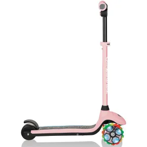 Monopattino Elettrico per Bambini Rosa 80W 3 Ruote Luci Regolabile 2