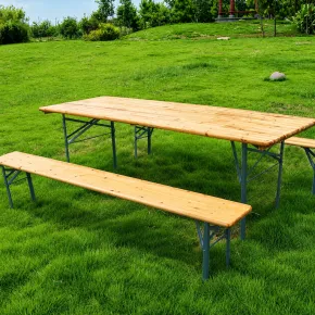 Tavolo e Panche Birreria 220x70 cm per Feste e Sagre 2