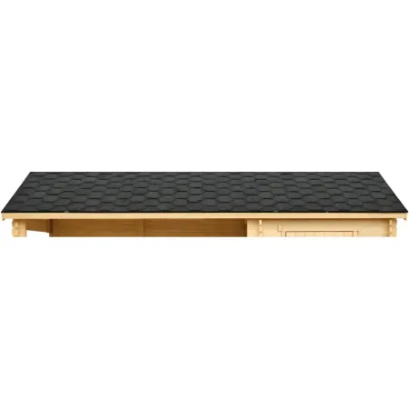Tegole Bituminose Nero Copertura Tetto Casetta da Giardino 100x32cm