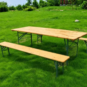 Tavolo e Panche Birreria 200x70 cm per Feste e Sagre 2