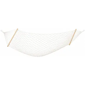 Amaca da Giardino a Rete con Stecche in Legno 80x200 cm Senza Telaio