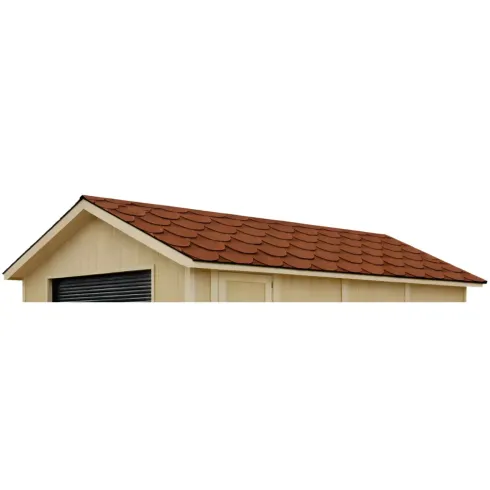 Tegole Bituminose Rosso 3 m2 Beaver Copertura Casetta da Giardino