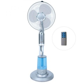 Ventilatore Nebulizzatore a Piantana con Telecomando ad Acqua da Terra Nebbia