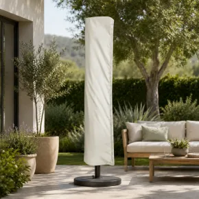 Custodia Ombrellone Palo Centrale Beige 2,5/3 m Protezione Poliestere 2