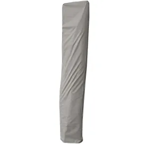 Custodia per Ombrellone 3x4 m Palo Decentrato Bianco Poliestere Nylon