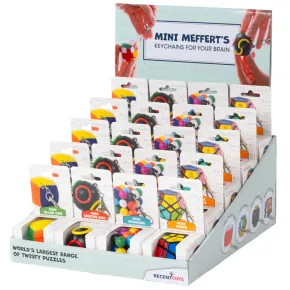 Mini Rompicapo Portachiavi 20 Pezzi con Espositore da Banco
