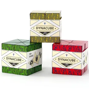 Rompicapo 12 Pezzi Cubo Snodabile Dynacube con Espositore da Banco 2