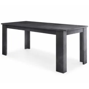 Tavolo Allungabile 140-190 cm in Legno Ardesia Moderno da Salotto