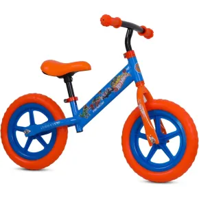 Bicicletta Bambini Hotwheels Senza Pedali 2-3 Anni Azzurro Arancione