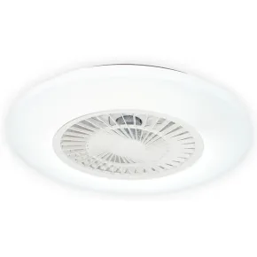 Ventilatore Plafoniera LED 45 W Zephir Luce RGB Telecomando 6 Velocità