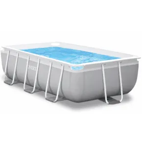 Piscina Rettangolare Frame Intex 400x200x100 cm con Pompa e Scaletta