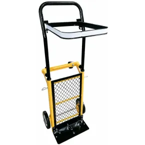 Bravetta Carrello Multifunzione 2 in 1 Giallo Nero 80 kg