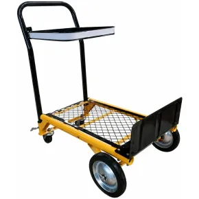 Bravetta Carrello Multifunzione 2 in 1 Giallo Nero 80 kg 2