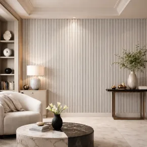 Set 10 Pannelli Murali in PVC Effetto Doghe Legno 30x120cm a Incastro 2