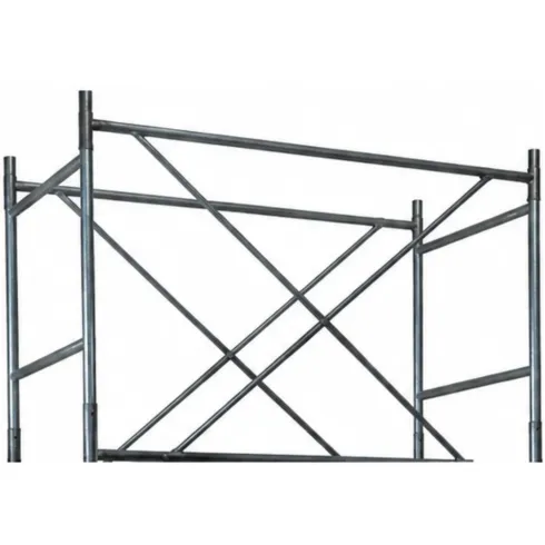 Trabattello Acciaio Zincato Ponteggio Botola Parapetto Lavoro h 377cm