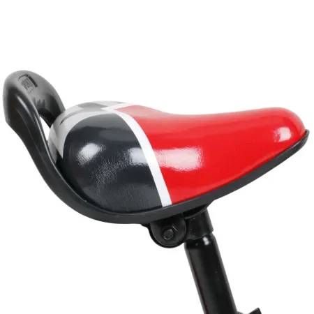 Bicicletta per Bambini 16" Rosso Rotelle Laterali con Freno a Disco