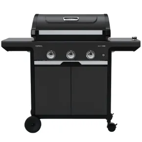 Barbecue a Gas Inox Campignaz 3 Bruciatori Piastra Griglia in Ghisa