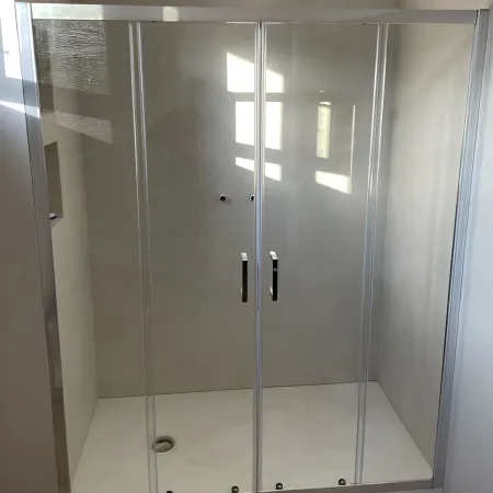 Box Doccia Nicchia 2 Ante Scorrevole Vetro 6 mm 140 150 160 170 180 Cristallo