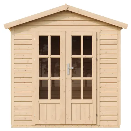 Casetta da Giardino in Legno 2x2 m 4 m2 con Pavimento e Tegole Rosso