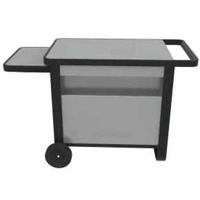 Carrello per Barbecue Campignaz in Acciaio con Ripiano Estraibile 2