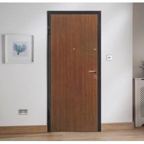 Portone Blindato per Interno Classe 3 Porta Blindata Ingresso Noce Portoncino