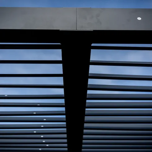 Pergola Bioclimatica da Giardino 360x300 Alluminio Lamelle Frangivista