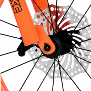 Bicicletta da Cross per Bambini 16" Arancione con Freni a Disco Rotelle 2