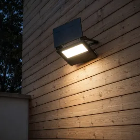 Luce da Esterno Solare LED 15W con Sensore di Movimento Ricaricabile 2