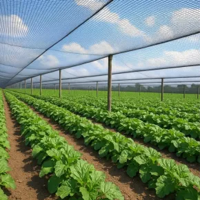 Telo Antigrandine HDPE Verde 4x100 m Ombreggiante Giardino Orto 2