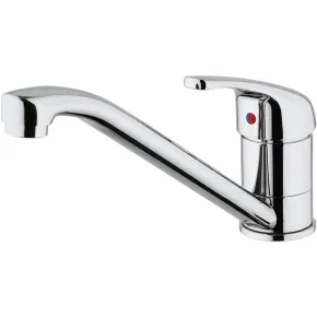 Miscelatore Lavello Monocomando Ottone Cromato Cartuccia 40 mm