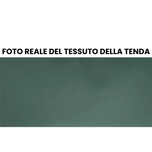Tenda da Sole Balcone Verde 400x300 Avvolgibile Barra Quadra