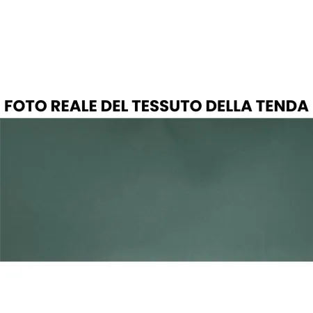 Tenda da Sole Balcone Verde 400x300 Avvolgibile Barra Quadra