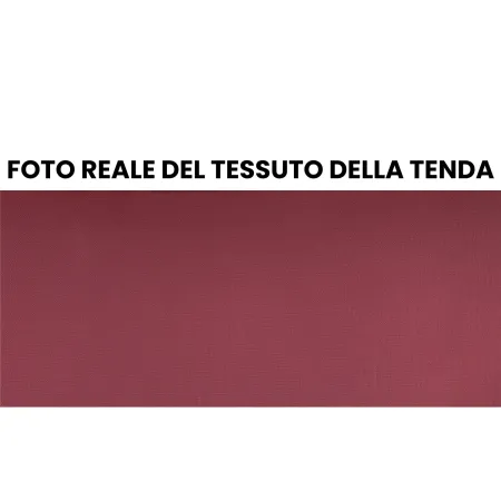 Tenda da Sole a Caduta 400x300 cm Rosso Ferrara Cassonata da Esterno