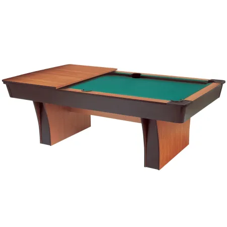 Biliardo Tavolo Piano Ardesia 200x100 cm Effetto Legno da Interno