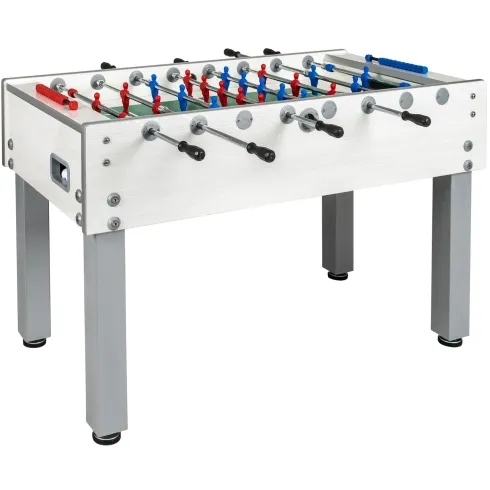 Biliardino Gioco da Esterno Calciobalilla Impermeabile Bianco Giardino